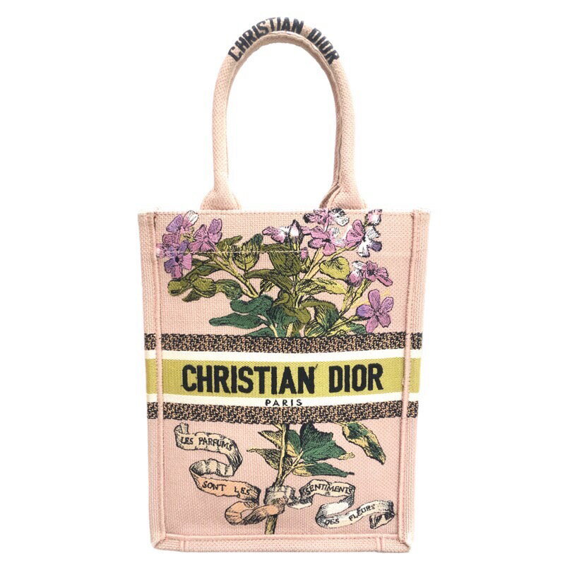 クリスチャン・ディオール Christian Dior ブックトート　バーティカル キャンバス レディース ハンドバッグ【中古】