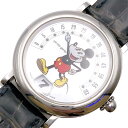ジェラルド・ジェンタ Gerald Genta レトロファンタジーミッキーマウス ホワイトシェル G.3632 ステンレススチール ホワイトシェル ユニセックス 腕時計【中古】