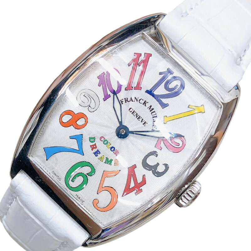 フランク・ミュラー FRANCK MULLER トノウカーベックス 7502QZ ステンレススチール レディース 腕時計【中古】