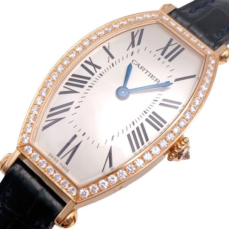 カルティエ Cartier トノ－SM WE400331 シャンパンゴールド K18ピンクゴールド レディース 腕時計【中古】