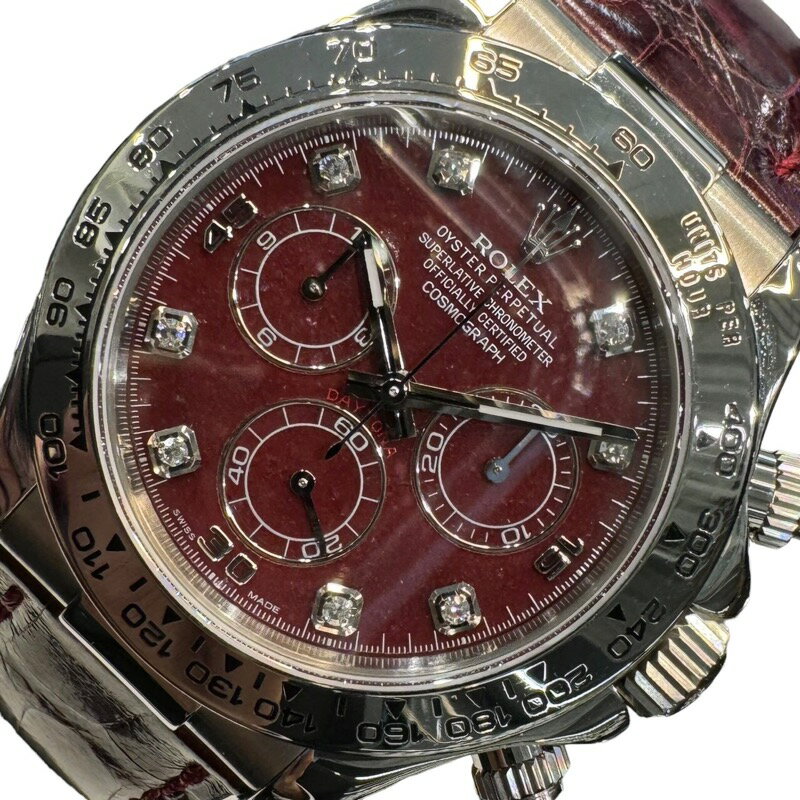 ロレックス ROLEX デイトナグロッシュラー 116519G K18ホワイトゴールド メンズ 腕時計【中古】