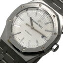 オーデマ・ピゲ AUDEMARS PIGUET ロイヤルオーク 15400ST.OO.1220ST.02 ホワイト SS 自動巻き メンズ 腕時計【中古】