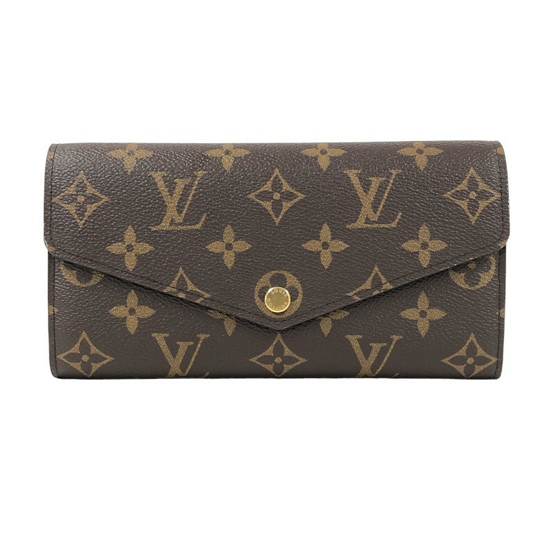 ルイ ヴィトン LOUIS VUITTON ポルトフォイユ サラ M62235 ブラウン モノグラム レディース 長財布【中古】