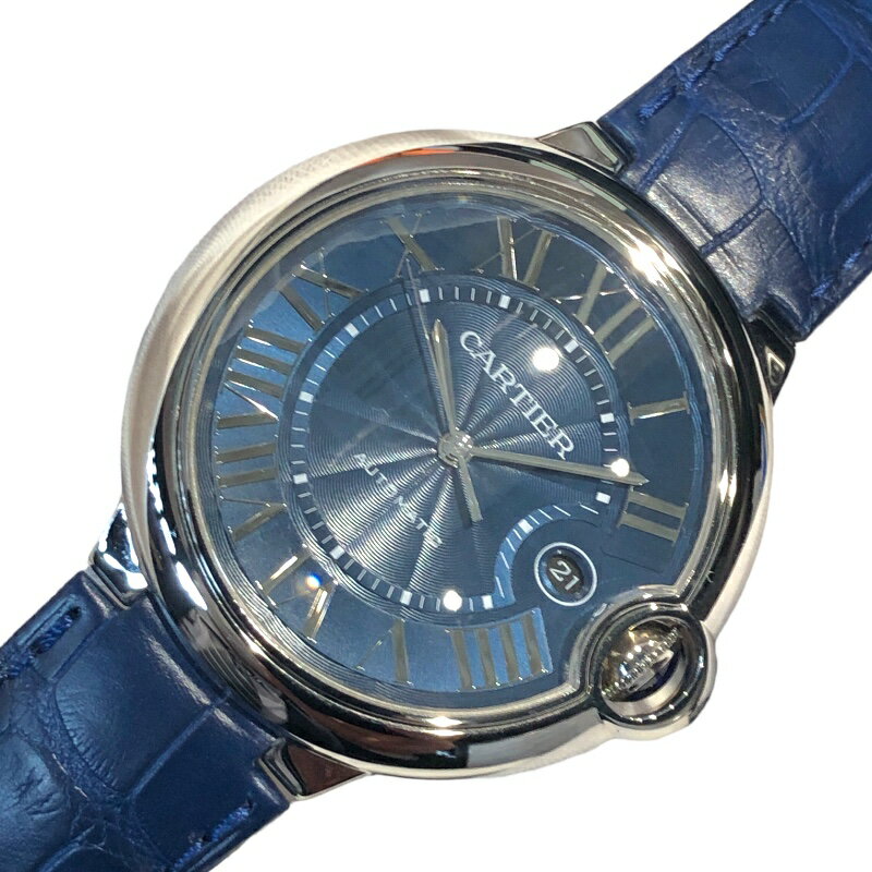 カルティエ Cartier バロンブルー ドゥ カルティエ 42mm WSBB0025 ステンレススチール メンズ 腕時計【中古】