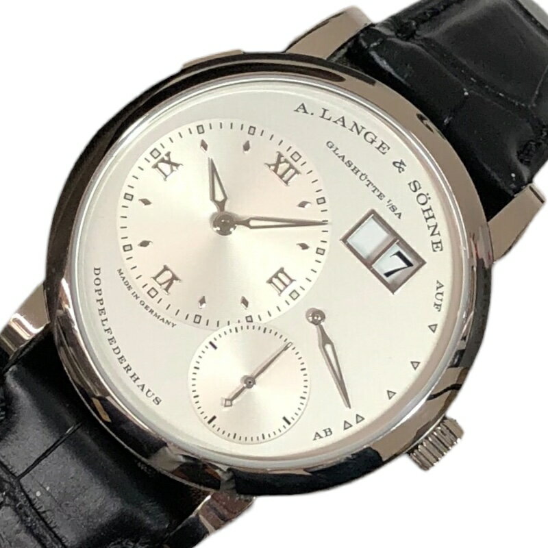 ランゲ&ゾーネ A.LANGE&SOHNE ランゲ1 191.039 シルバー K18ホワイトゴールド メンズ 腕時計【中古】