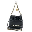 Vl CHANEL CHANEL22 ~j AS3980 ubN /GD VCj[J[t fB[X V_[obOyÁz