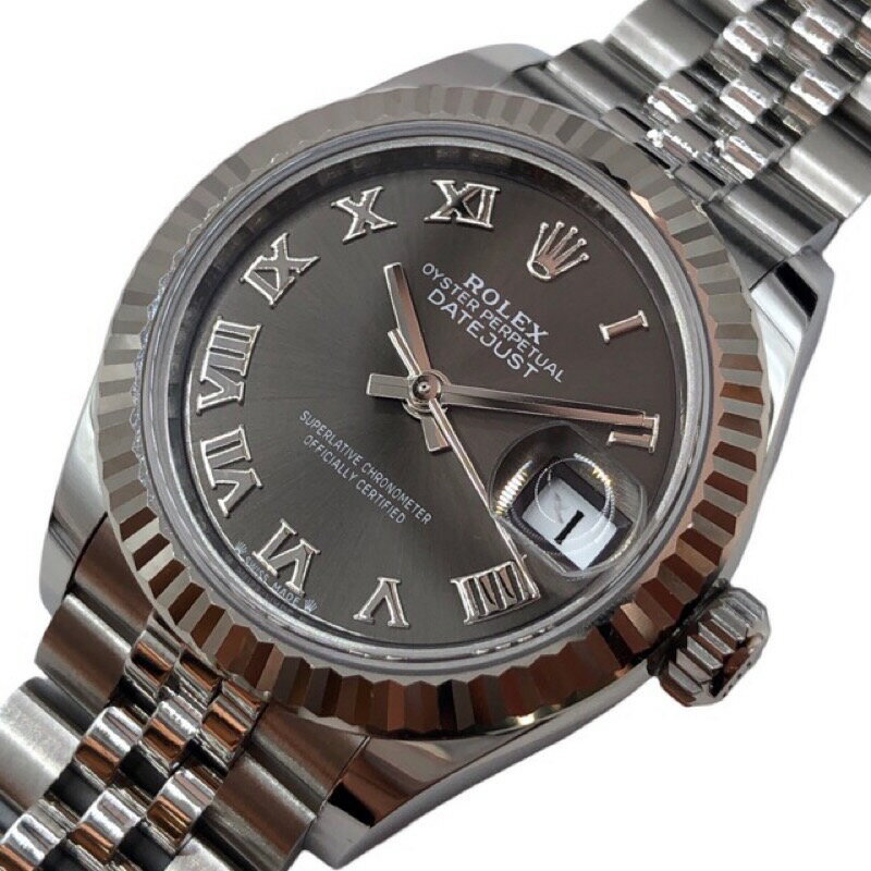 ロレックス ROLEX デイトジャスト28 279174 WG/SS レディース 腕時計【中古】