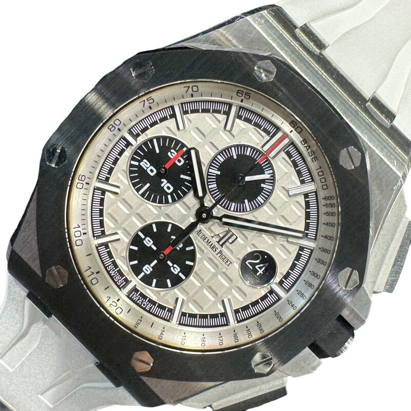 オーデマ・ピゲ AUDEMARS PIGUET ロイヤルオークオフショア クロノグラフ 26400SO.OO.A002CA.01 グレー ステンレススチール メンズ 腕時計【中古】