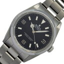 ロレックス ROLEX エクスプローラー1 ブラックアウト E番 14270 SS 自動巻き メンズ 腕時計【中古】