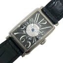 フランク・ミュラー FRANCK MULLER ロングアイランド 902 QZ CD 1P AC ブラック SS クオーツ レディース 腕時計【中古】