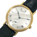 ブレゲ Breguet クラシック 5907BA/12/984 シルバー文字盤 K18YG/レザース ...