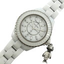 シャネル CHANEL マドモアゼル J12 アクテ II 世界555本限定 H6478 ホワイト ホワイトセラミック セラミック/K18WG クオーツ 腕時計...