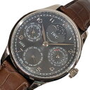 インターナショナルウォッチカンパニー IWC ポルトギーゼ パーペチュアルカレンダー IW502303 グレー K18WG 自動巻き メンズ 腕時計【中古】