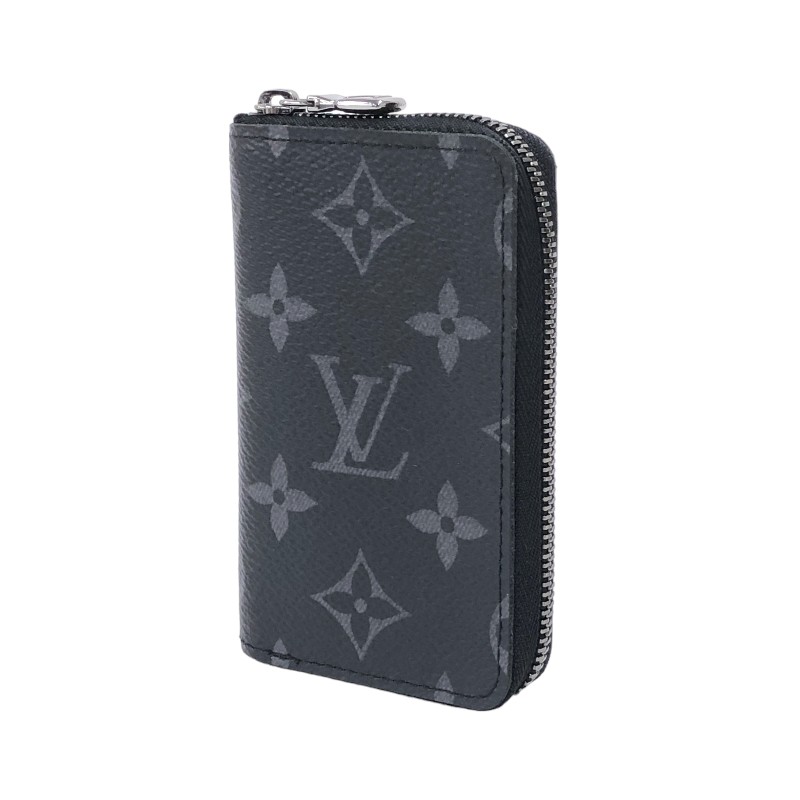 ルイ・ヴィトン LOUIS VUITTON ジッピーコインパース ヴェルティカル M81662 モノグラム エクリプス モノグラム エクリプス メンズ コインケース【中古】