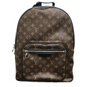 ルイ・ヴィトン LOUIS VUITTON ジョッシュ M41530 ブラウン モノグラム・マカサー メンズ リュック・デイパック【中古】