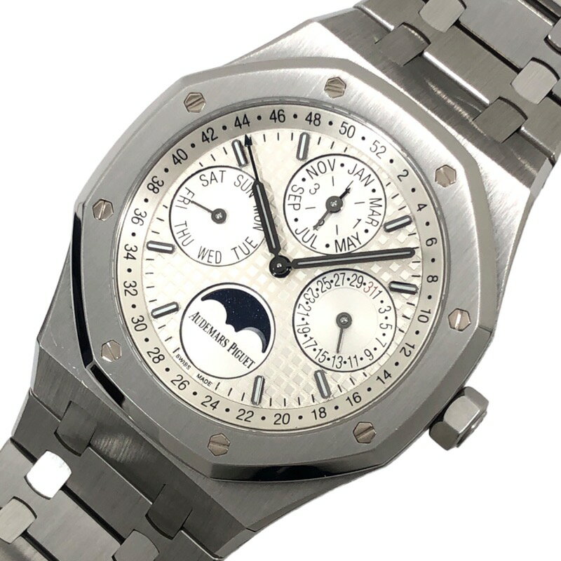 オーデマ・ピゲ AUDEMARS PIGUET ロイヤルオーク パーペチュアルカレンダー 26574ST.00.1220ST.01 シルバー SS 自動巻き メンズ 腕時計【中古】