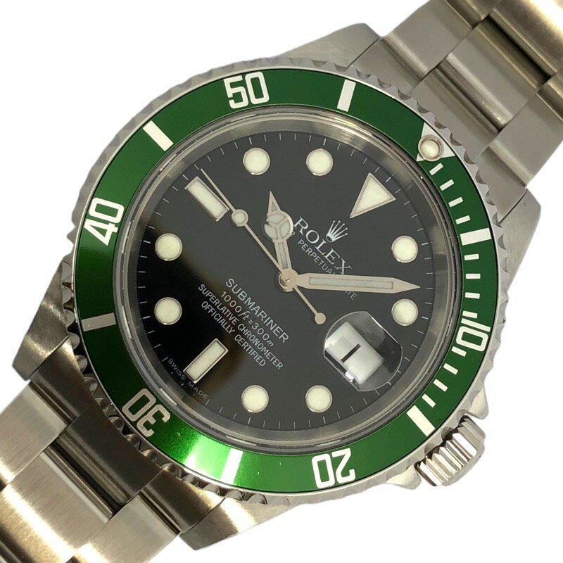 ロレックス ROLEX サブマリーナ デイト Z番 16610LV ブラック SS 自動巻き メンズ 腕時計【中古】