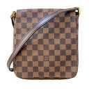 ルイ・ヴィトン LOUIS VUITTON ミュゼット・サルサ ショート N51260 ブラウン/ゴールド金具 ダミエ レディース ショルダーバッグ【中古】