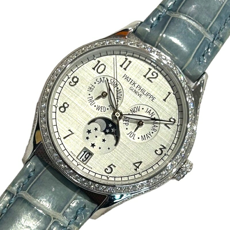 パテック・フィリップ PATEK PHILIPPE コンプリケーション アニュアルカレンダー 4947G-010 シルバー K18ホワイトゴールド 自動巻き メンズ 腕時計【中古】