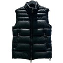 モンクレール MONCLER ダウンベスト　サイズ0 ブラック メンズ ダウンベスト【中古】