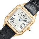 カルティエ Cartier サントス デュモン SM WGSA0022 シルバー K18PG/純正革ベルト/純正尾錠 クオーツ レディース 腕時計【中古】