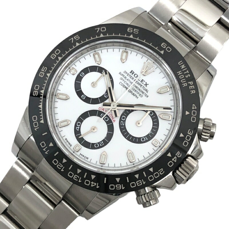 ロレックス ROLEX コスモグラフ・デイトナ ランダムシリアル 116500LN ホワイト文字盤 SS メンズ 腕時計【中古】