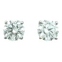 ダイヤモンドピアス Pt900 D:1.04ct/D:1.07ct ダイヤモンド ジュエリー【中古】(4)