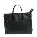 ルイ・ヴィトン LOUIS VUITTON 7DW ブリーフケース N41564 ダミエ・グラフィットキャンバス メンズ ショルダーバッグ【中古】