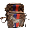 ルイ ヴィトン LOUIS VUITTON アマゾン N42703 ダミエ サバンナ ユニセックス ショルダーバッグ【中古】