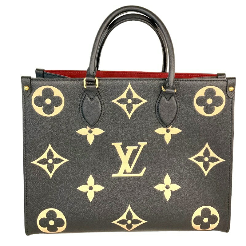 ルイ・ヴィトン LOUIS VUITTON オンザゴーMM M45495 バイカラーモノグラム アンプラント レディース ハンドバッグ【中古】