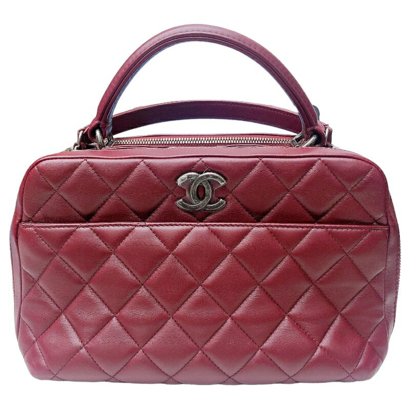 ルイ・ヴィトン LOUIS VUITTON トレンディCC 2WAYバッグ ボルドー カーフ レディース ハンドバッグ【中古】