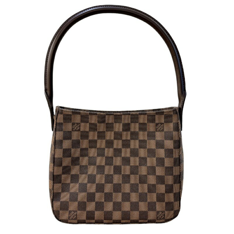 ルイ・ヴィトン LOUIS VUITTON ルーピング MM パーソナルオーダー N51157 ダミエ/ゴールド金具 ダミエキャンバス レディース ハンドバッグ【中古】