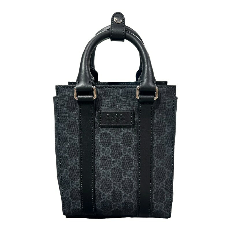 【中古】グッチ GUCCI ミニ トート 2WAYバッグ 696010 ブラック レディース ハンドバッグ