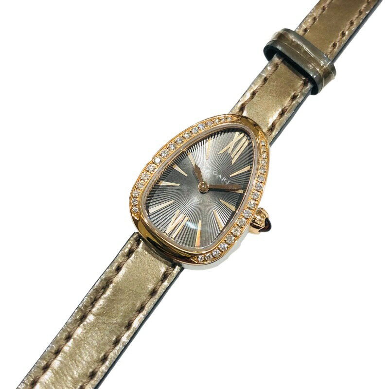 ブルガリ BVLGARI セルペンティ SP27C6SPGDL グレー 750PG/SS レディース 腕時計【中古】