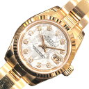 ロレックス ROLEX デイトジャスト26 メテオライト 179175G K18PG レディース 腕時計【中古】