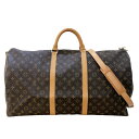 ルイ・ヴィトン LOUIS VUITTON キーポル・バンドリエール60 M41412 モノグラムキャンバス レディース ボストンバッグ【中古】