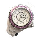 シャネル CHANEL J12 33mm H2010 ホワイト セラミック セラミック/SS レディ ...