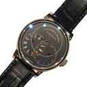 ランゲ&ゾーネ A.LANGE&SOHNE リヒャルトランゲ ジャンピングセコンド 252.029 ブラック K18ホワイトゴールド 750WG/純正ベルト/純...