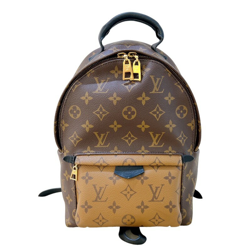 ルイ・ヴィトン LOUIS VUITTON パームスプリングス バックパック PM M43116 ブラウン ゴールド金具 モノグラム・リバース ユニセックス リュック・デイパック【中古】