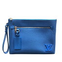 ルイ・ヴィトン LOUIS VUITTON テイクオフポーチ M82270 レザー メンズ ポーチ【中古】