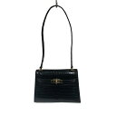 エルメス HERMES ミニケリー ショートショルダー 〇T刻 ノワール/GP ポロサス レディース ショルダーバッグ【中古】