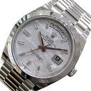 ロレックス ROLEX デイデイト40 メテオライト 228206A シルバー Ptプラチナ Ptプラチナ メテオライト 自動巻き メンズ 腕時計【中古】