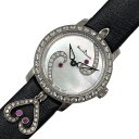 ブランパン BLANCPAIN レディバード ウルトラスリム 0063A-1954-63A ホワイトシェル文字盤 K18WG/レザーストラップ 自動巻き レディース 腕時計【中古】(2)