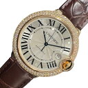カルティエ Cartier バロンブルー ドゥ カルティエ 42mm WE900851 K18ピンクゴールド 自動巻き メンズ 腕時計【中古】