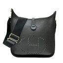エルメス HERMES エヴリン3 PM Z刻印 ブラック シルバー金具 トリヨンクレマンス レディース ショルダーバッグ【中古】