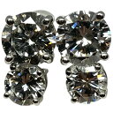 PT950 ダイヤピアス Pt900プラチナ PT900/ダイヤモンド ダイヤモンド ジュエリー【中古】