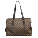 ルイ・ヴィトン LOUIS VUITTON チェルシー N51119 ブラウン ダミエキャンバス PVC ユニセックス トートバッグ【中古】