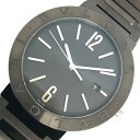 ブルガリ BVLGARI ブルガリブルガリ BB41S ブラック SS(DLC加工) 自動巻き メンズ 腕時計【中古】