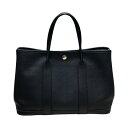 エルメス HERMES ガーデンパーティTPM A刻 ブラック ヴォーエプソン ユニセックス トートバッグ【中古】