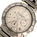ブルガリ BVLGARI ブルガリブルガリ クロノグラフ BB38SSCH(BB38WSSDCHIN) 白文字盤 ステンレス メンズ 腕時計【中古】(2)